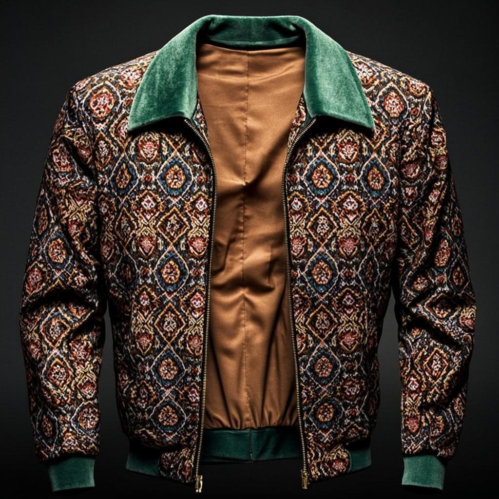 Bomber wax print