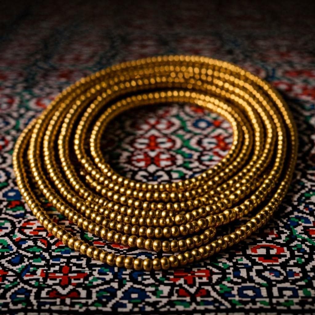 Collier perles yoruba — vue alternative