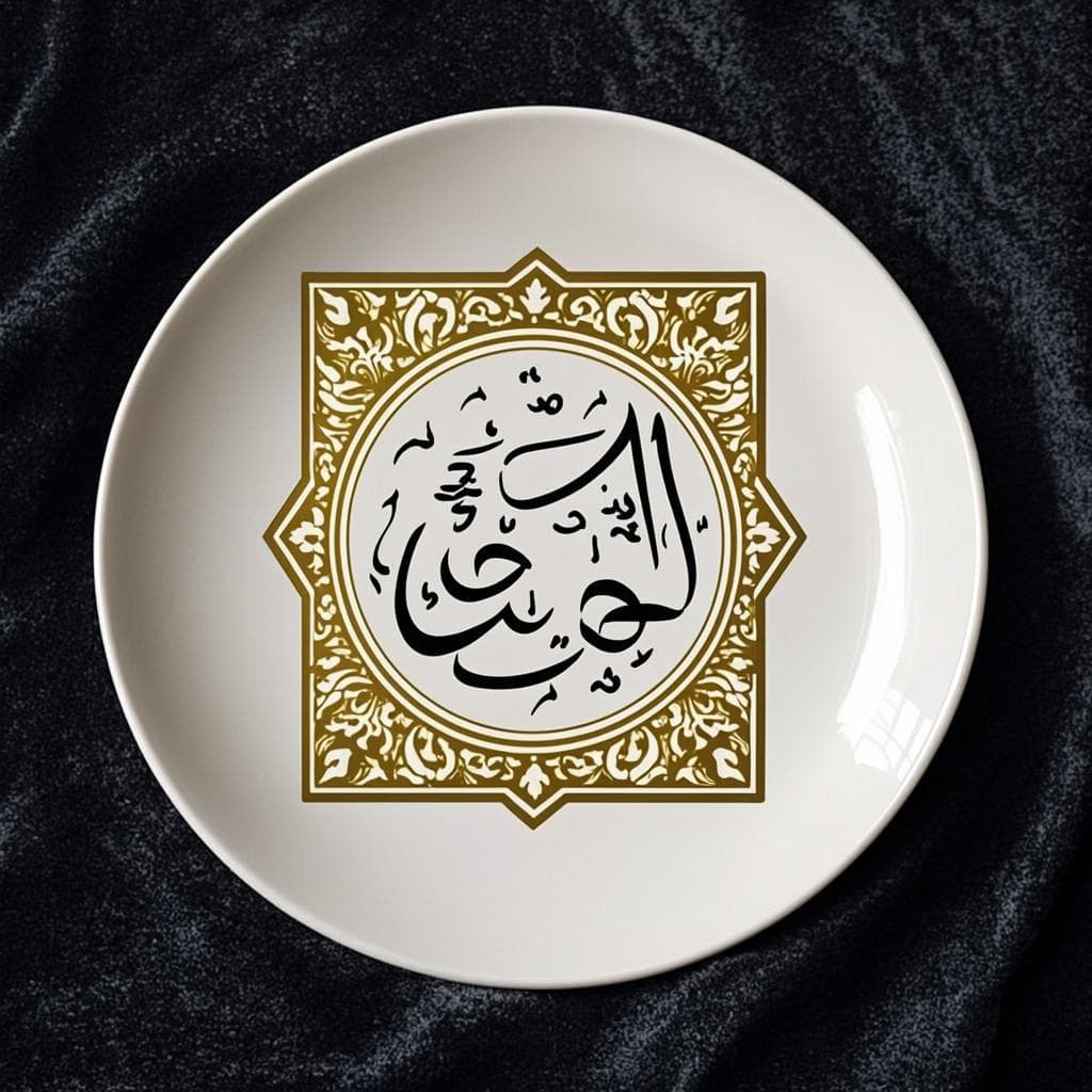 Coffret Kiswa Kaaba tissu brodé or