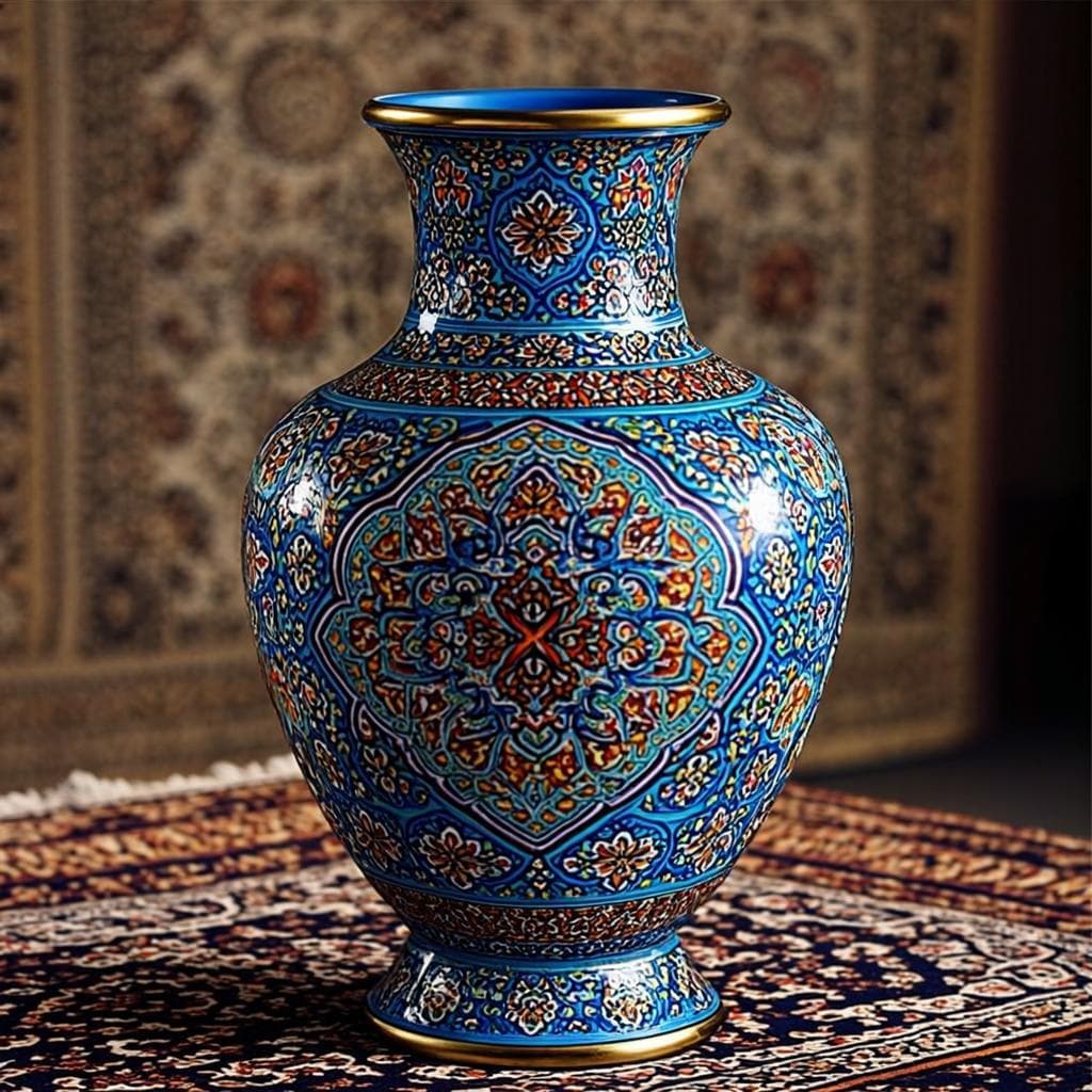 Plateau Firoozeh Kouhi turquoise