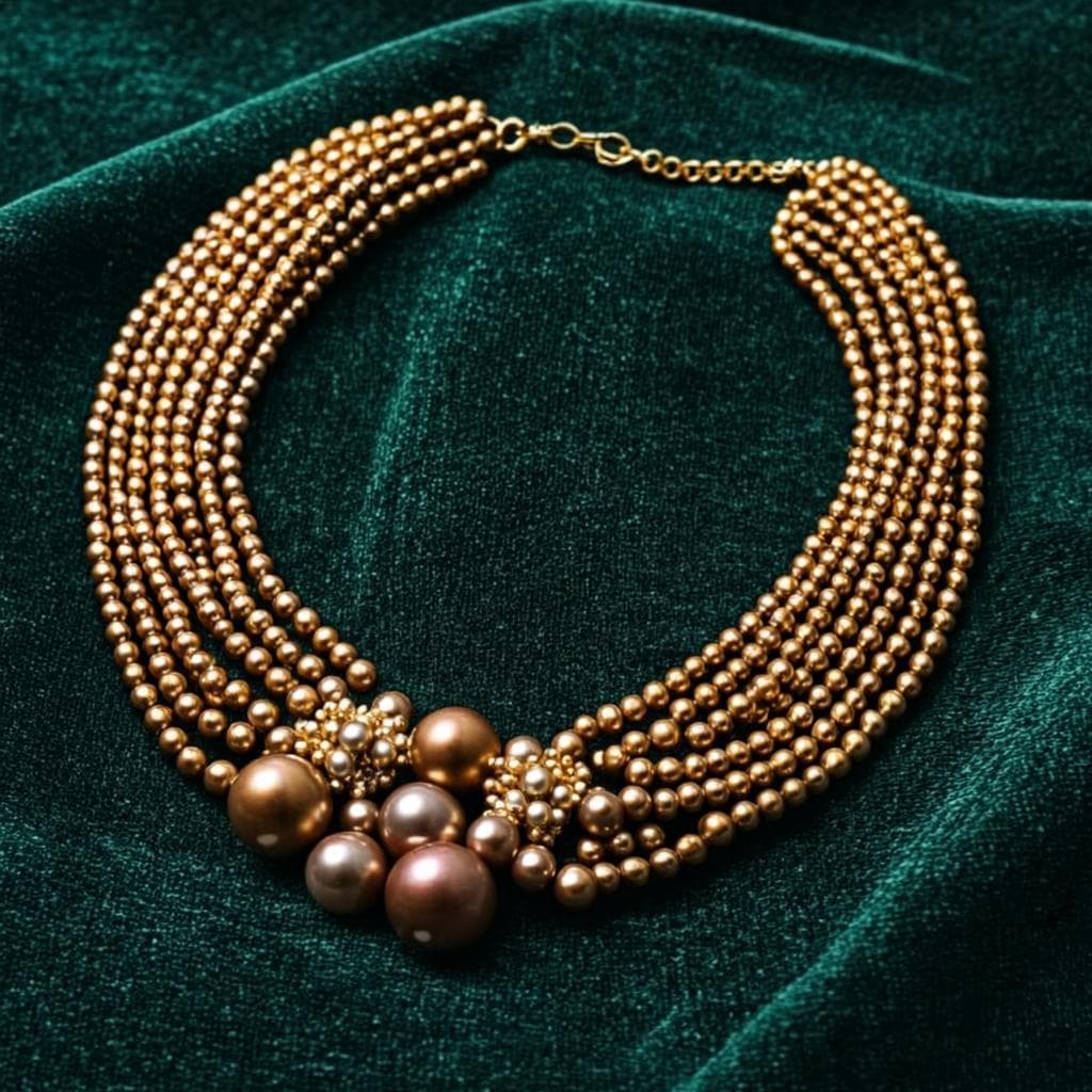Collier perles swahilies