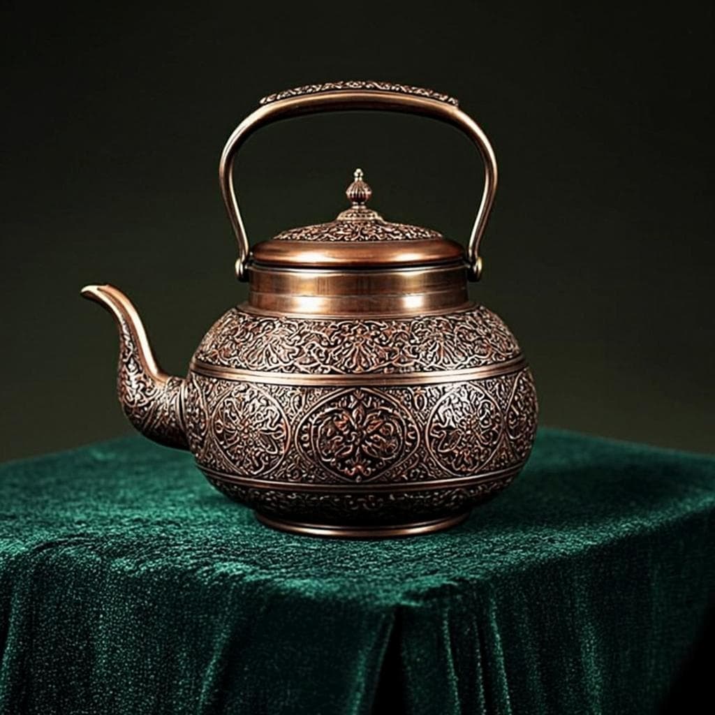 Coffret cuir reliure Fès