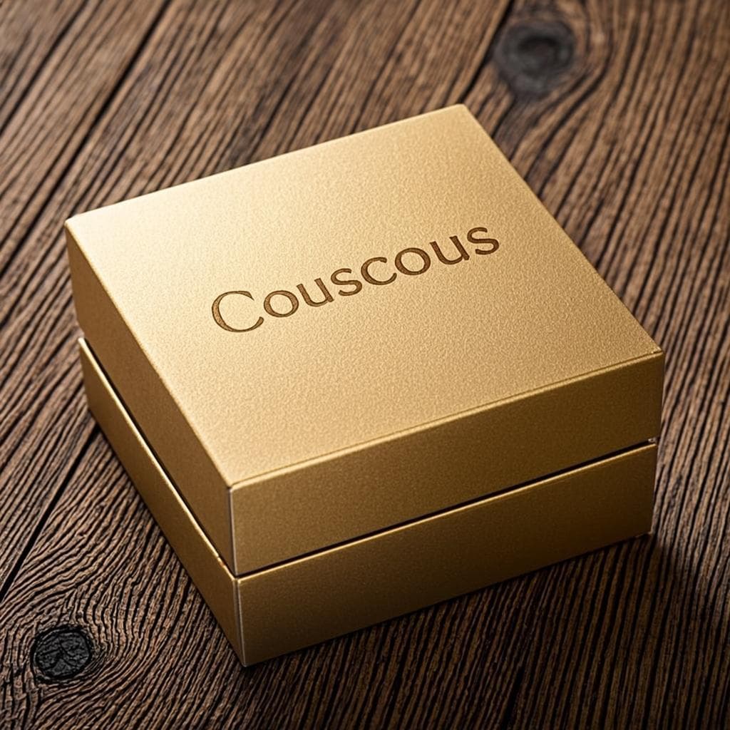 Coffret cuir reliure Fès — vue alternative
