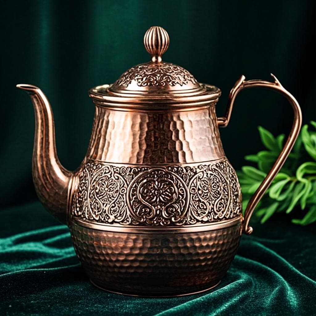 Djellaba caftan brodée main soie Fès